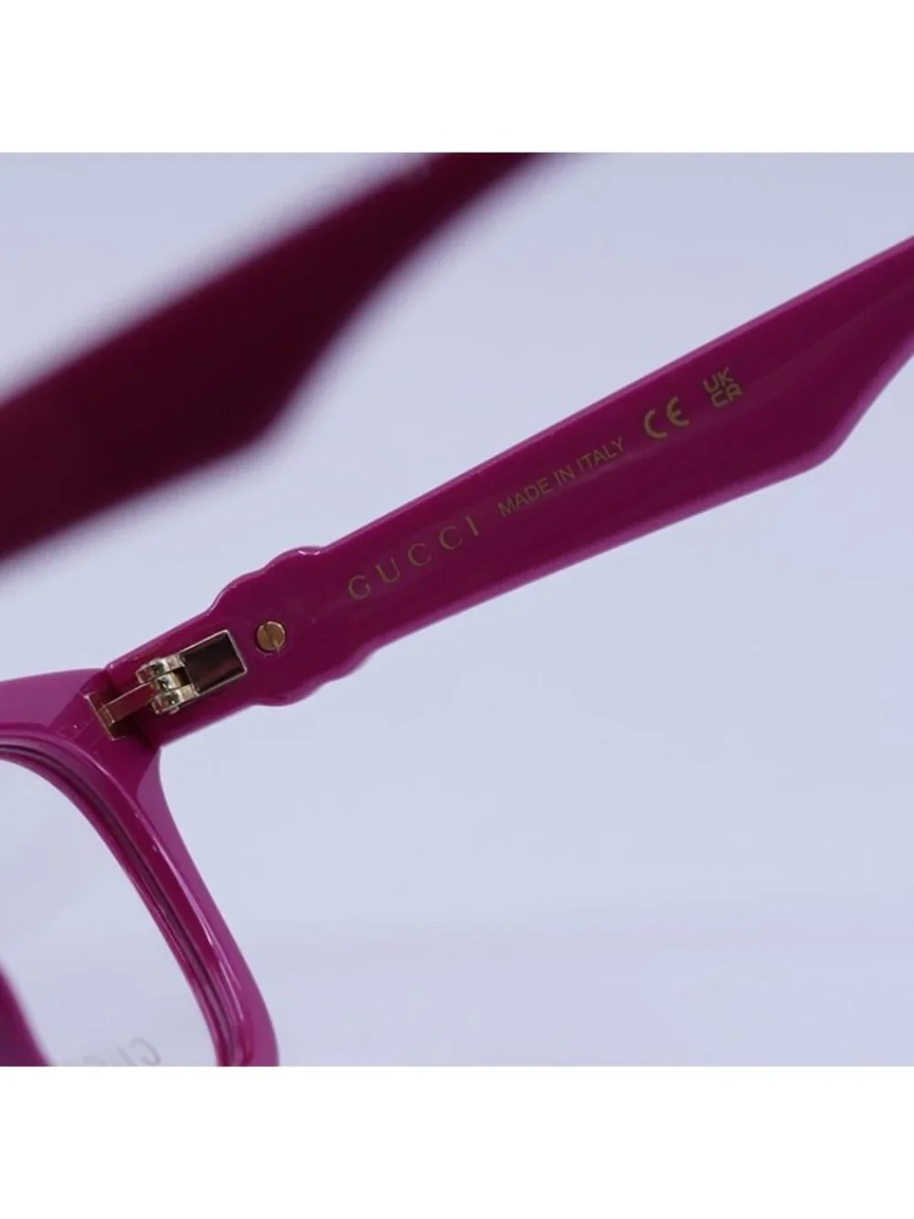 Gucci GG1536O 010 Eyeglasses Red 51mm Square Frame